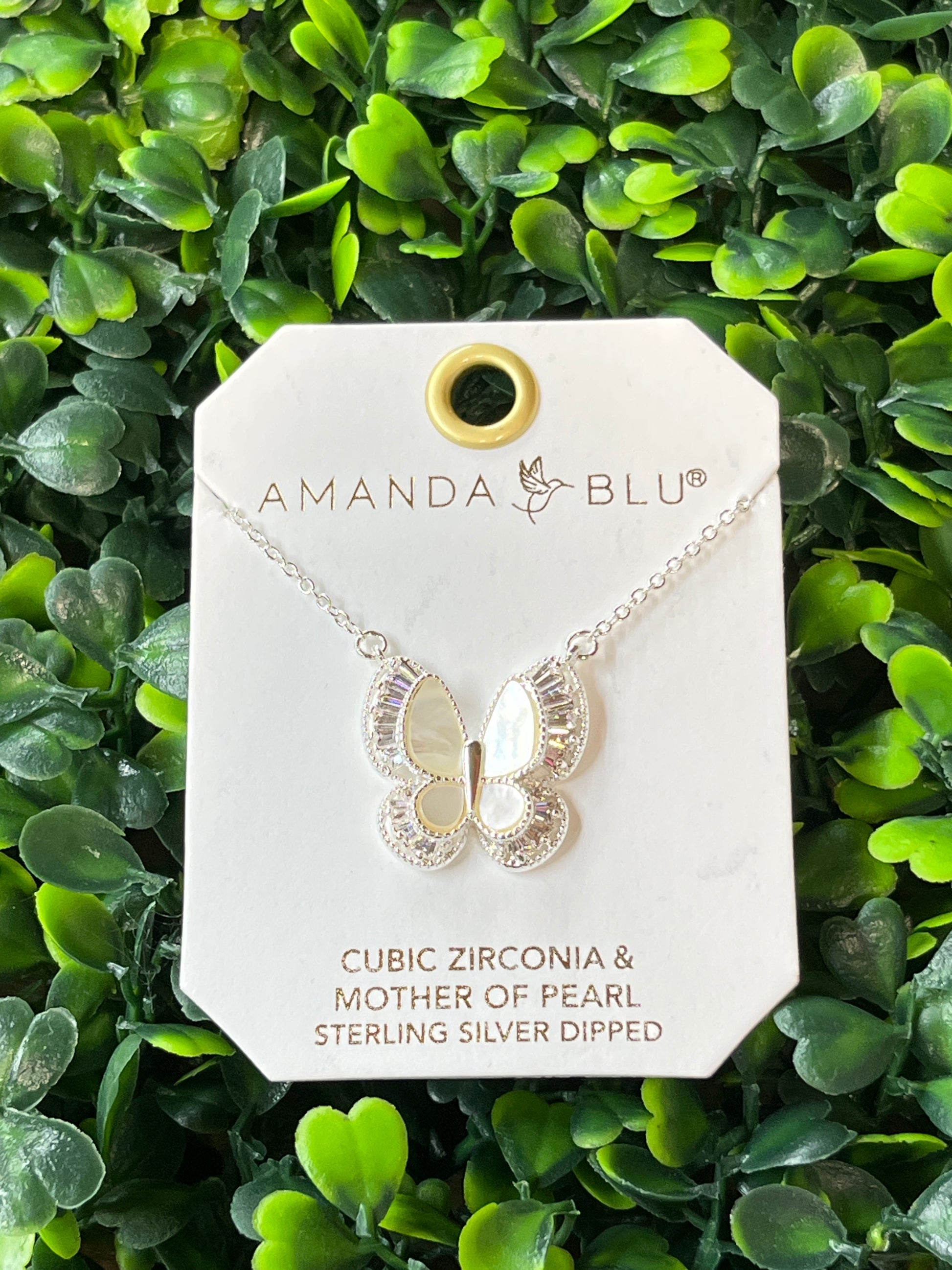 Silver Butterfly Neclace