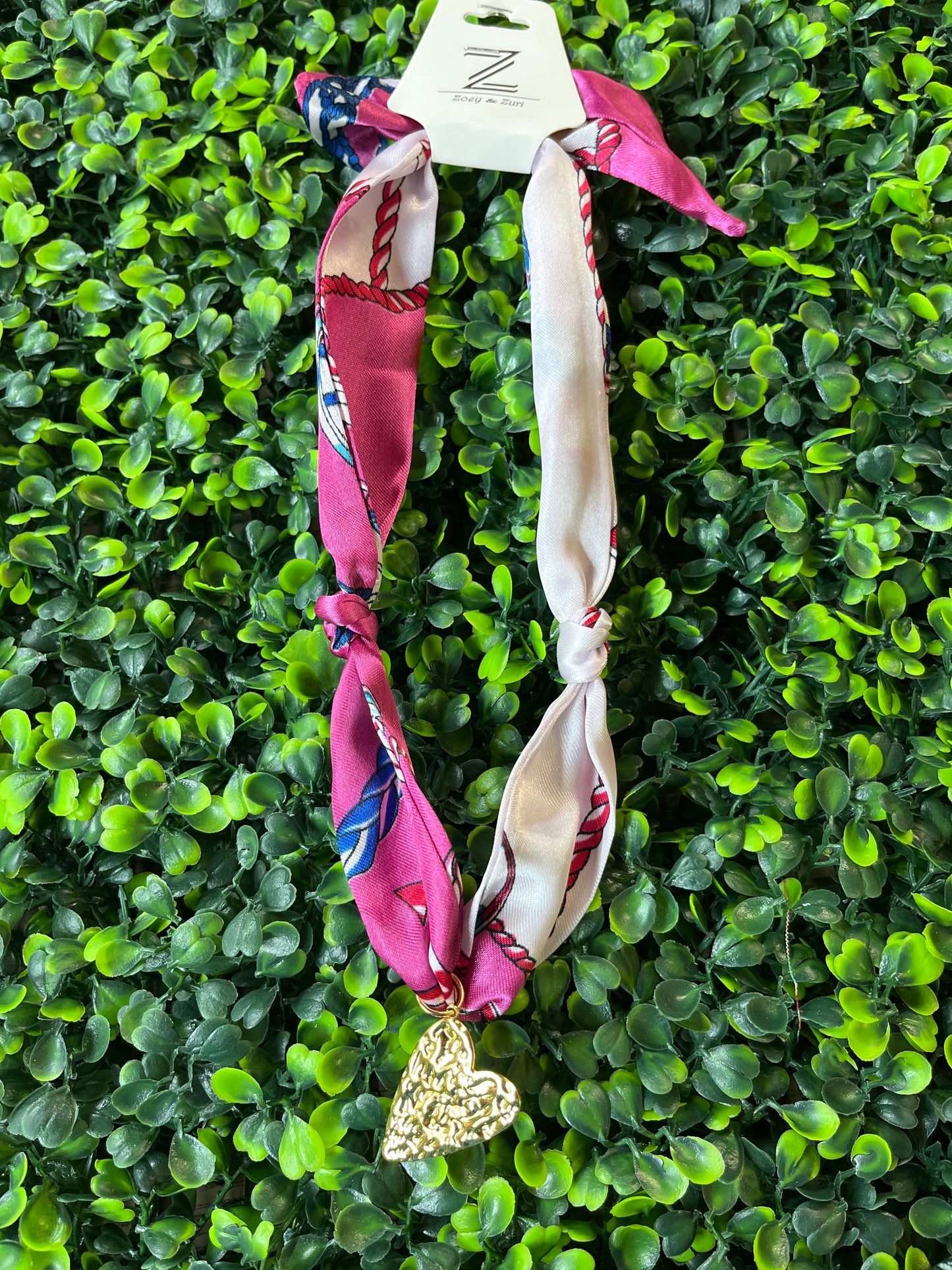 Silk Scarf Necklace