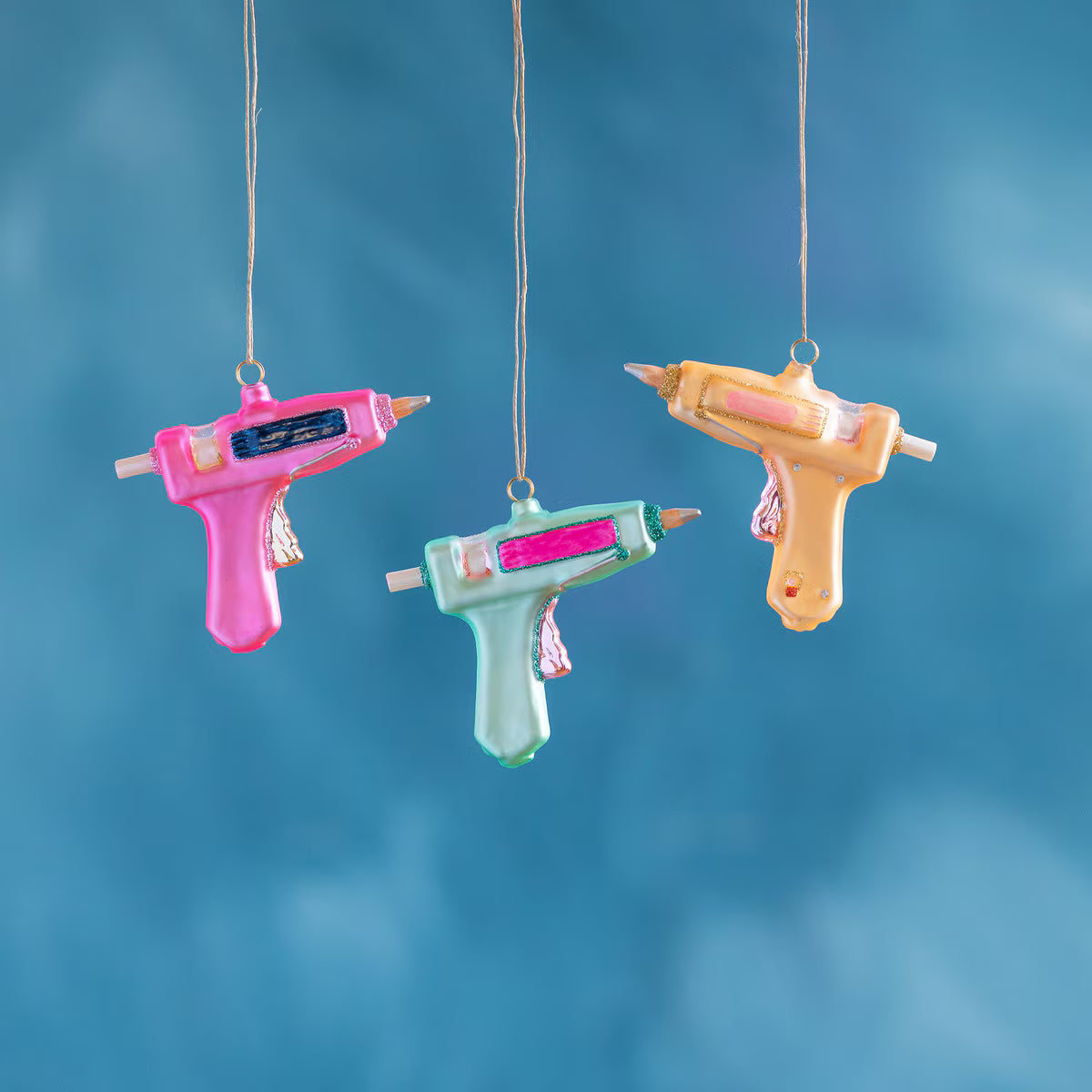 Glitterville Hot Glue Gun Ornament