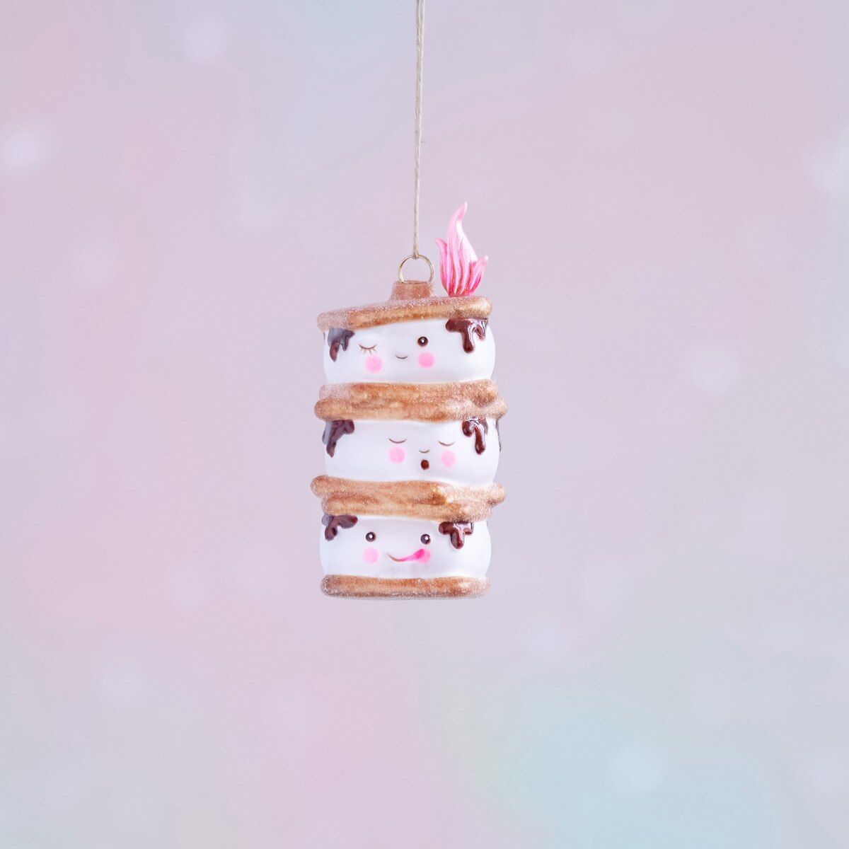 Glitterville S'more Ornament