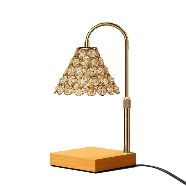 Candle Warmer Lamp - Classy Gold Cone