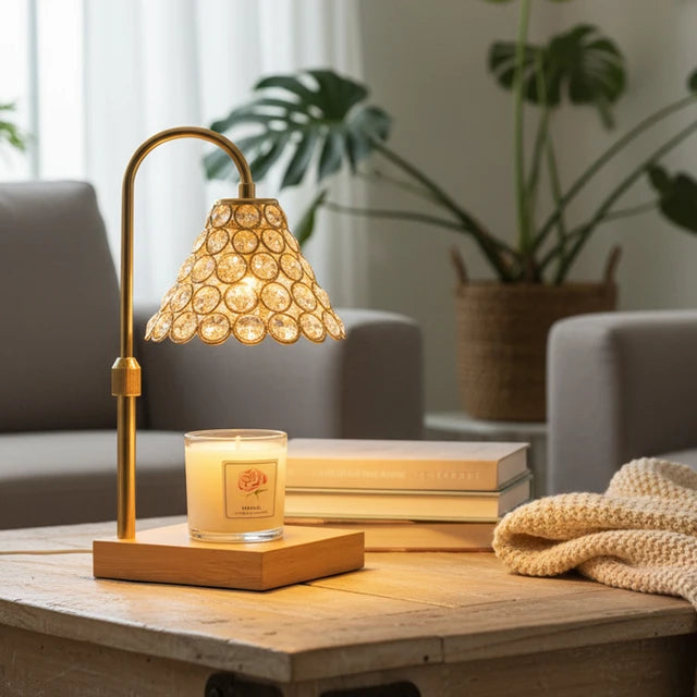 Candle Warmer Lamp - Classy Gold Cone