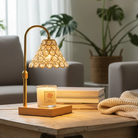Candle Warmer Lamp - Classy Gold Cone
