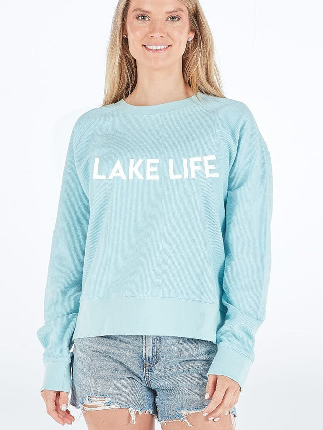 Simply Southern Lake Life Mint Crew