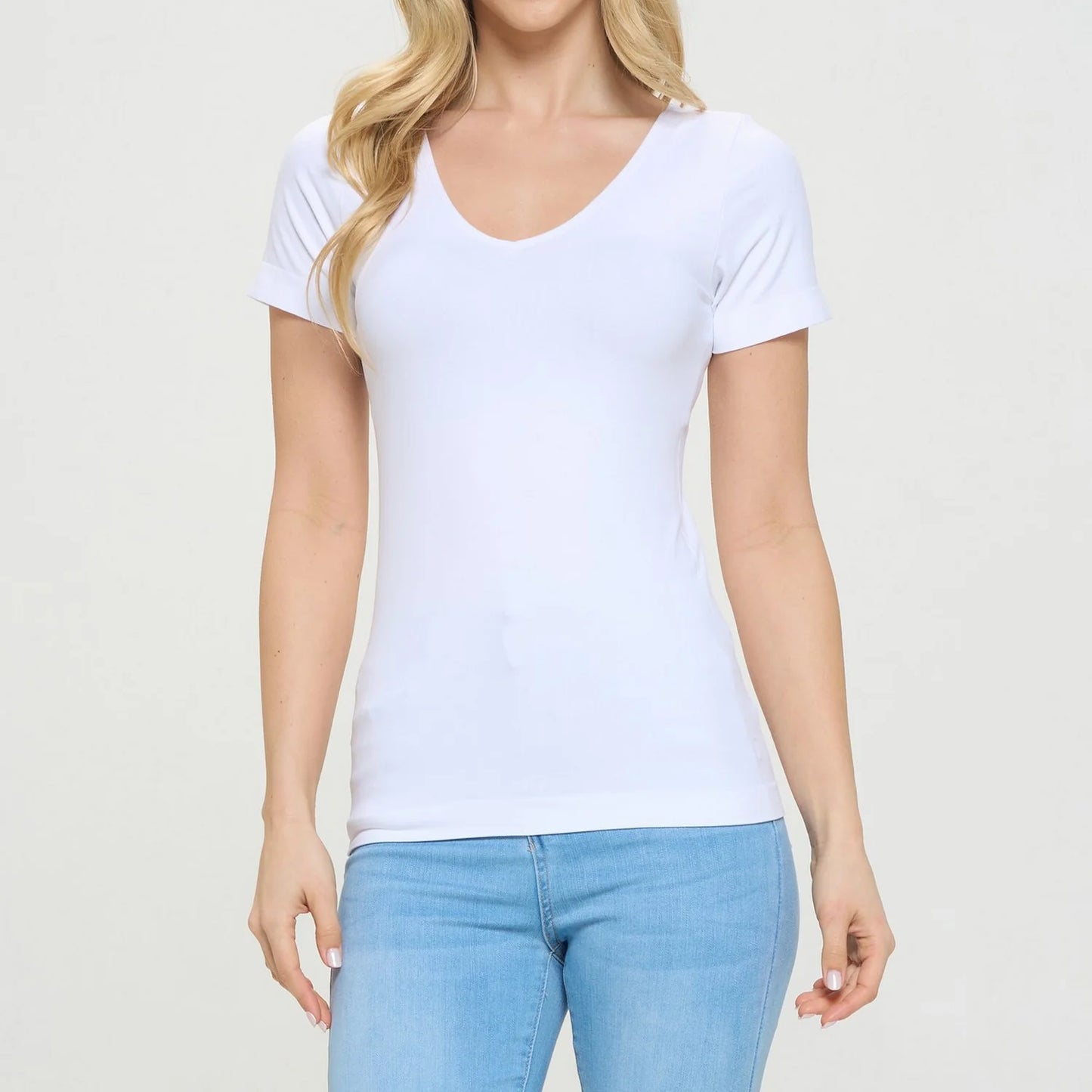 Catie Reversible Short Sleeve Cami- One Size