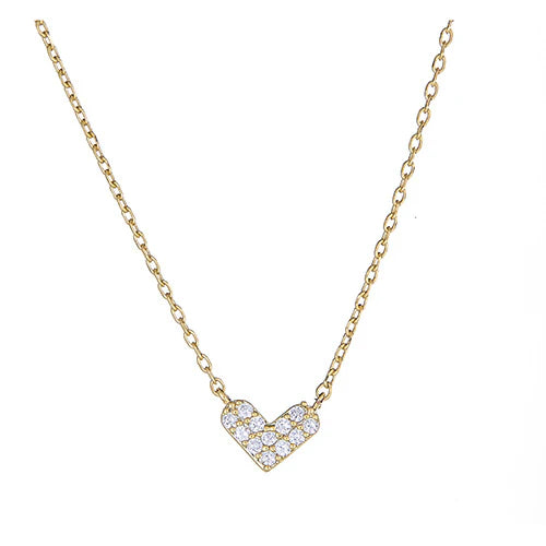 Maya J Yellow Gold Heart Necklace