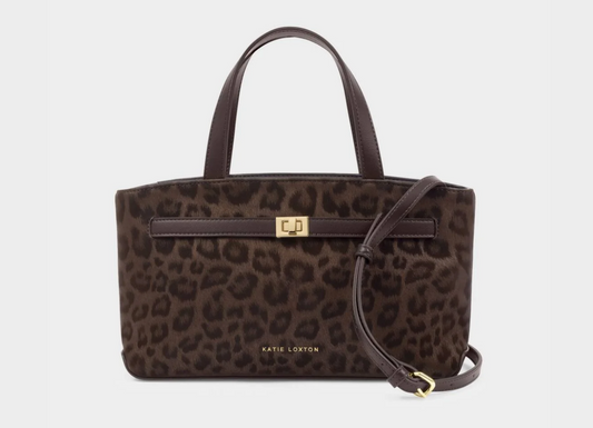 Katie Loxton Leopard Orin Top Handle Crossbody Bag