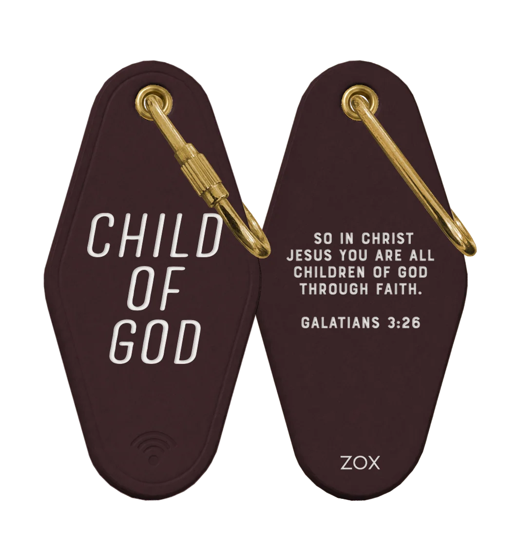ZOX Child Of God Verse Keychain