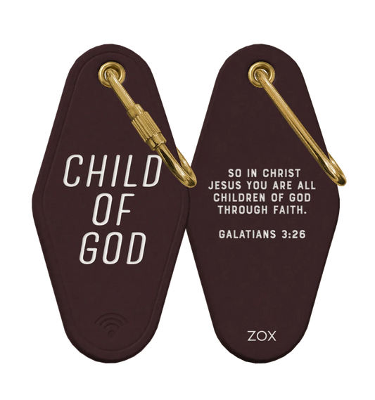 ZOX Child Of God Verse Keychain