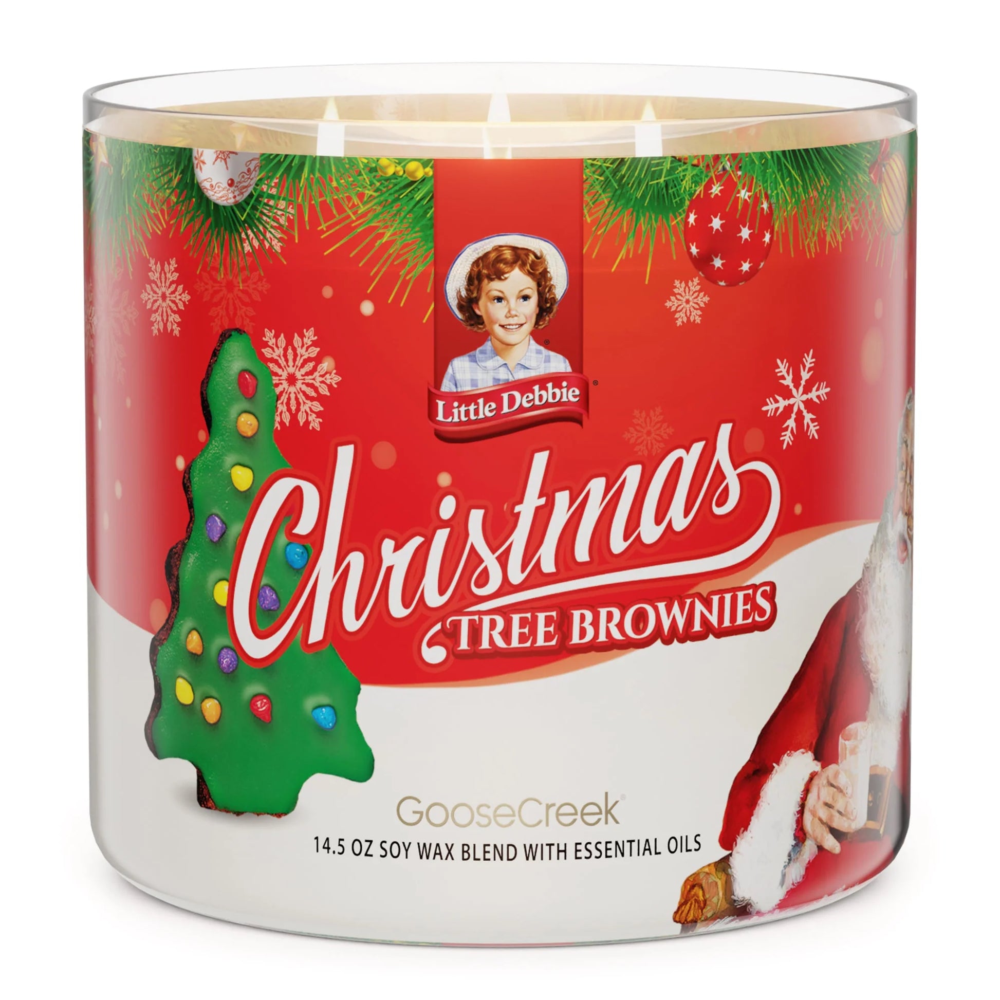 Christmas Tree Brownies 3 Wick Candle