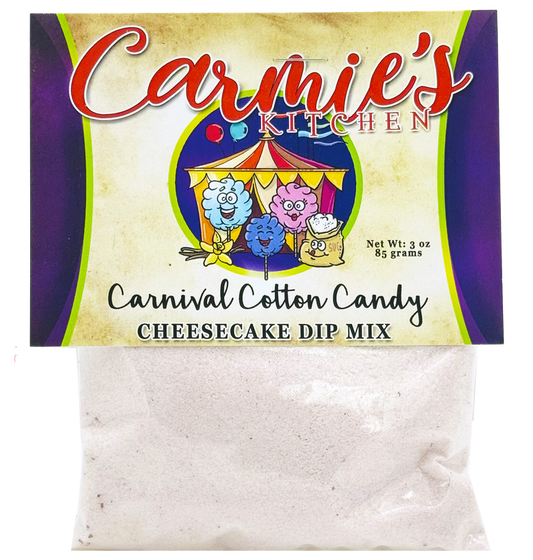 Carmies Carnival Cotton Candy Cheesecake Dip Mix