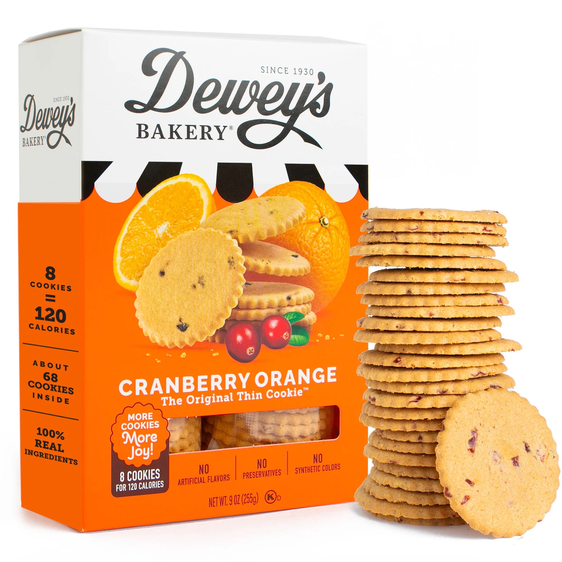 Dewey's Bakery Thin Cranberry Orange Cookies
