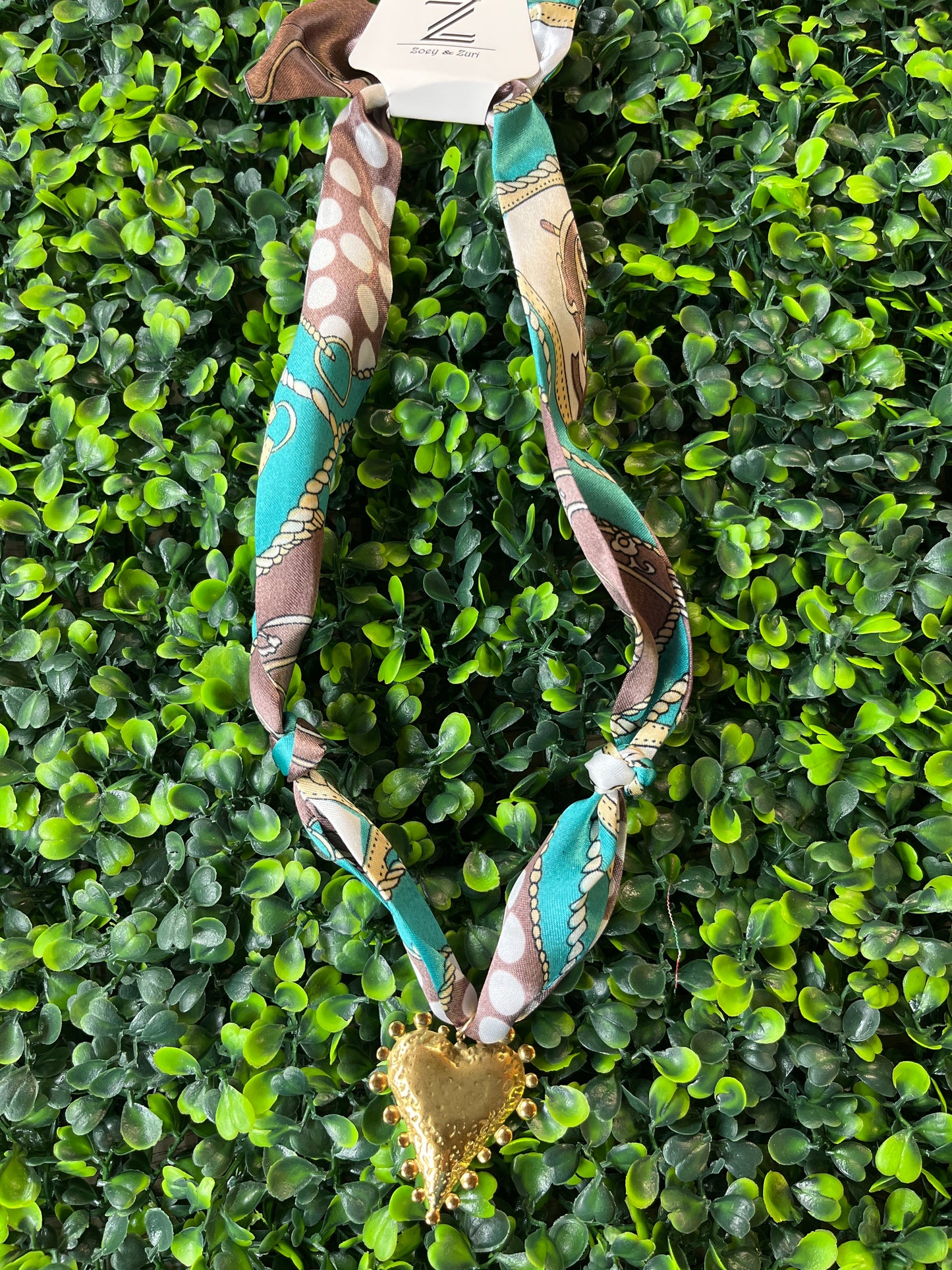 Silk Scarf Necklace
