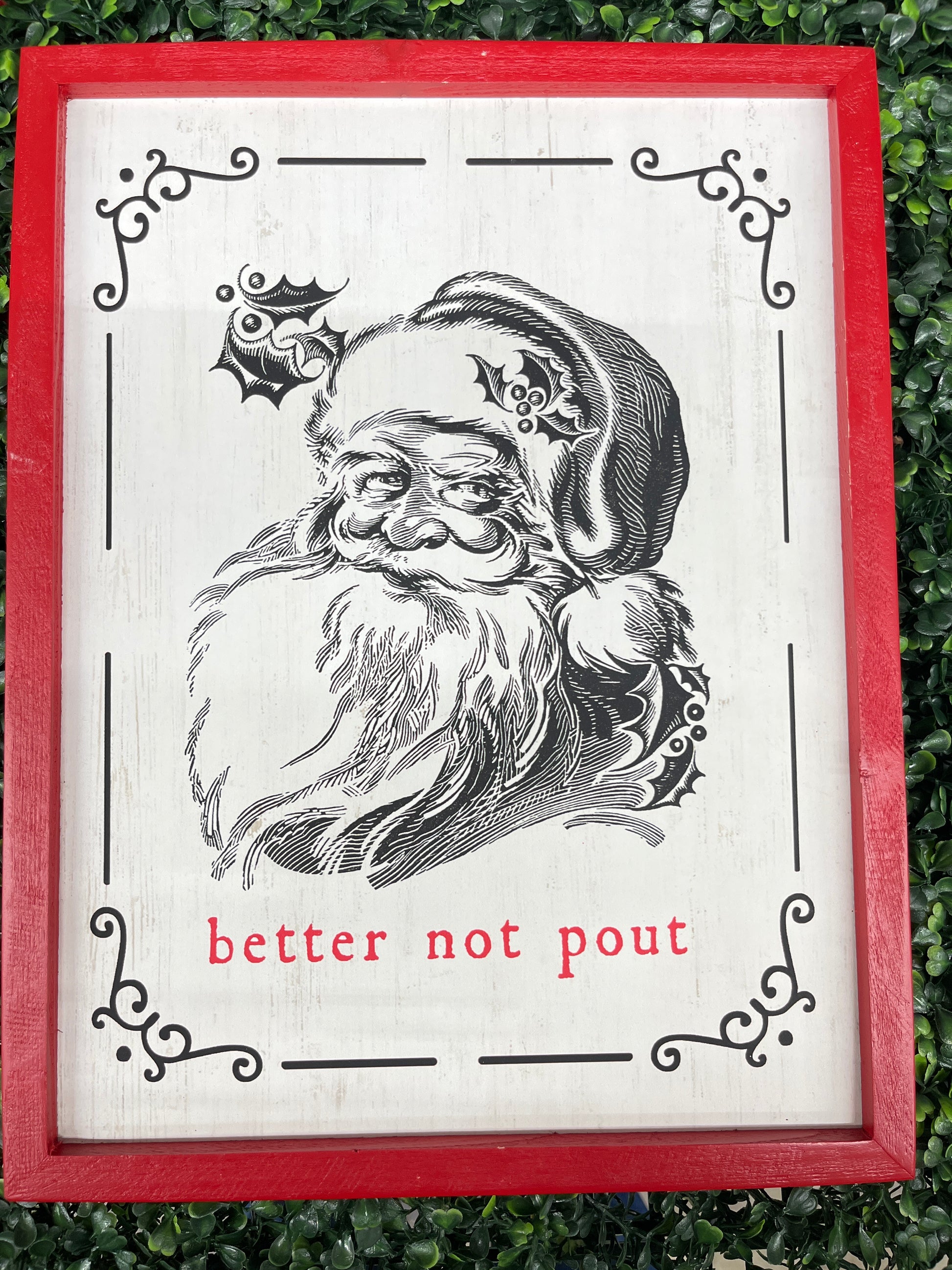Red Framed Christmas Photos