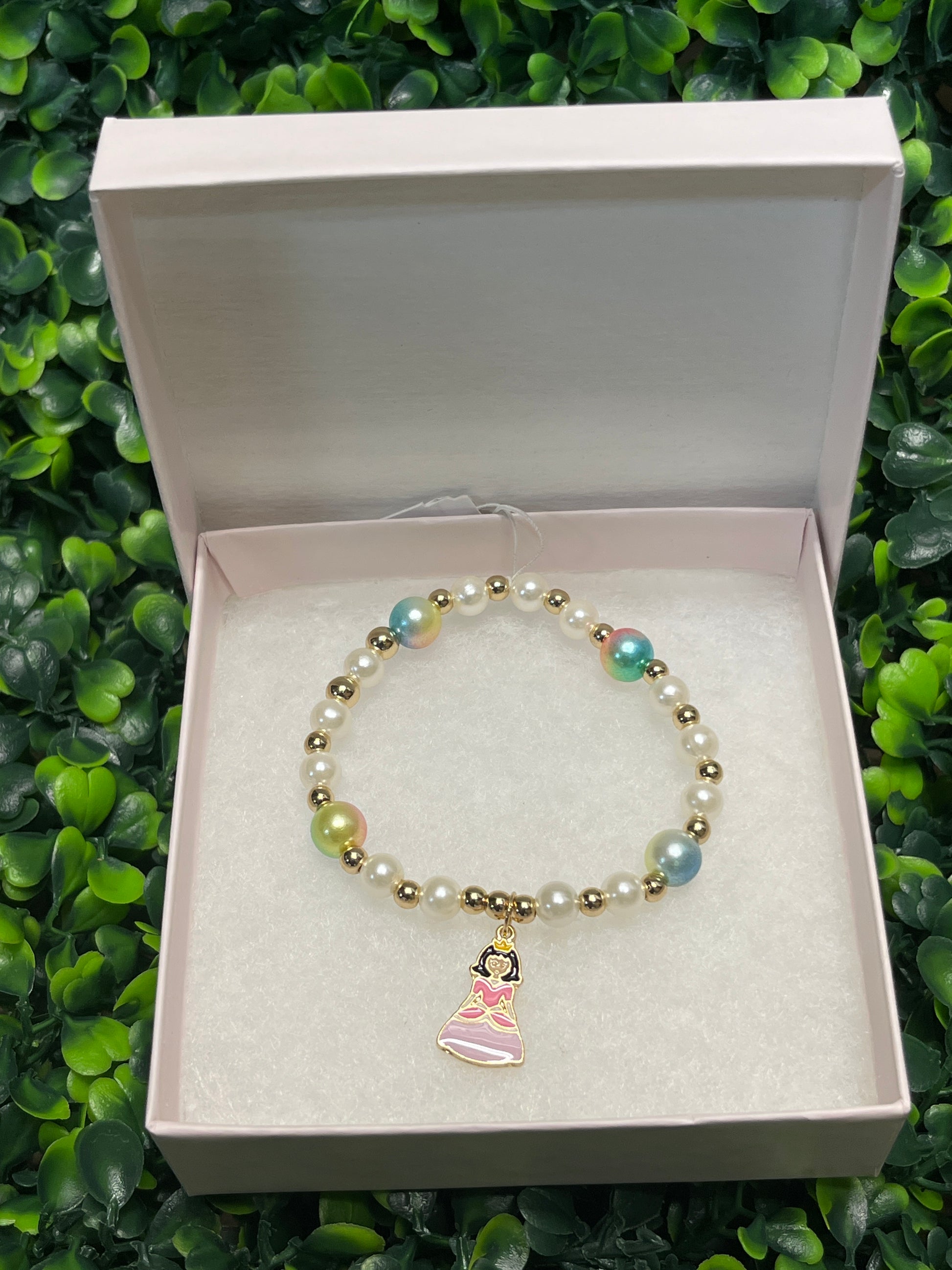 Little Love Multi-Color Bracelet With Princess