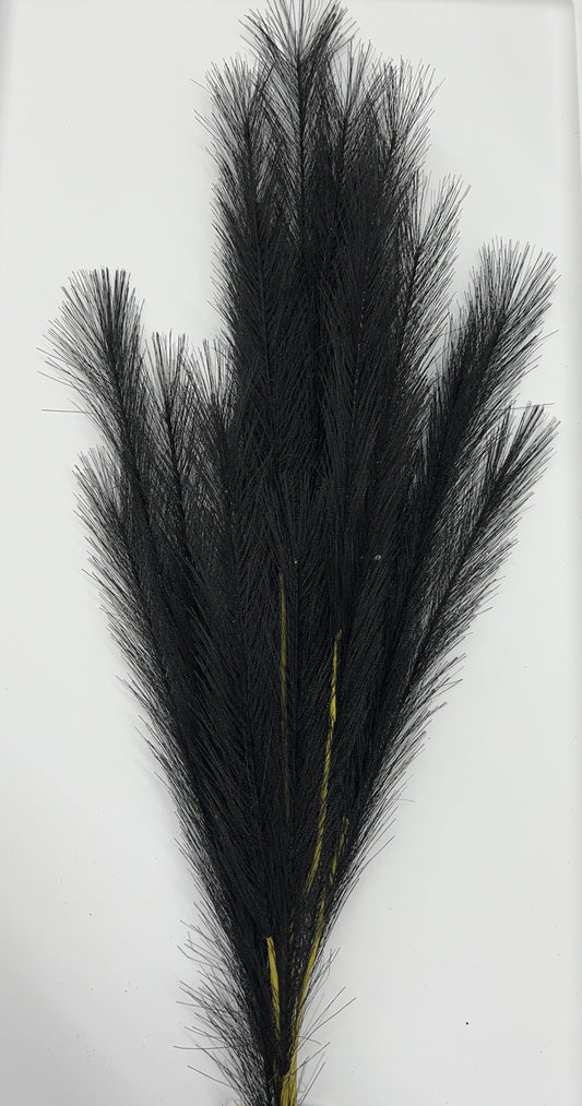Black Feather Setaria Floral Decor