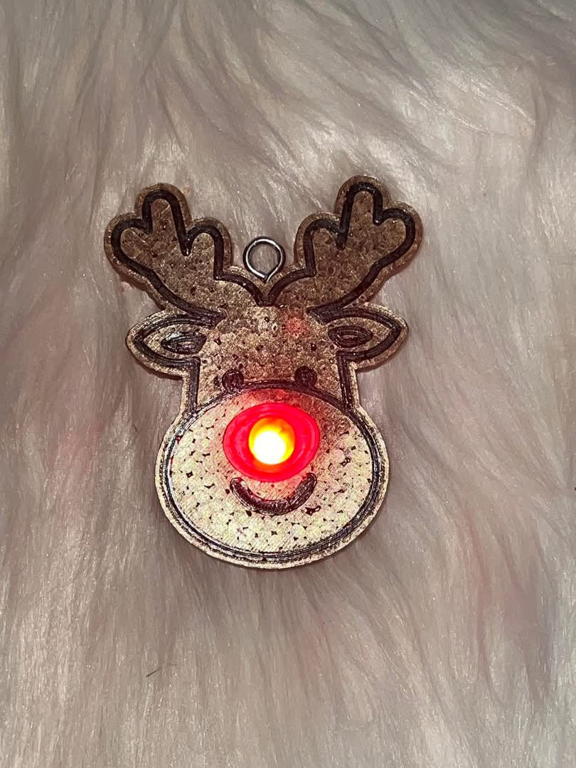 Light Up Rudolph Christmas Freshies