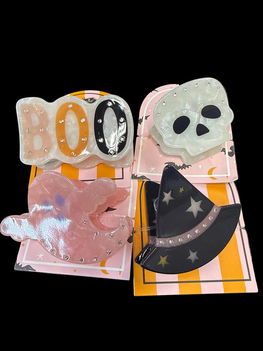 Mud Pie Halloween Claw Clips