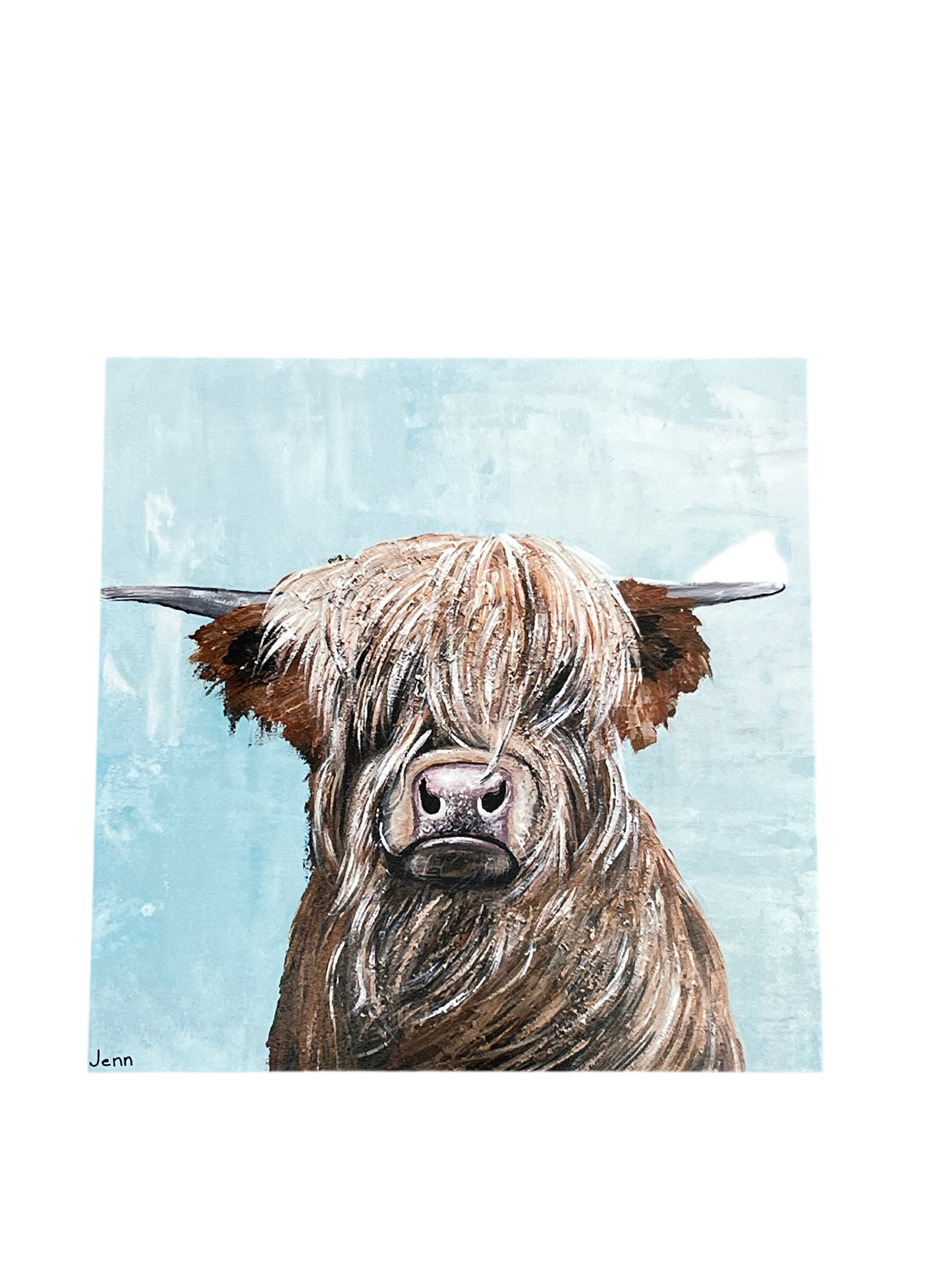 Highland Cow Printed Art