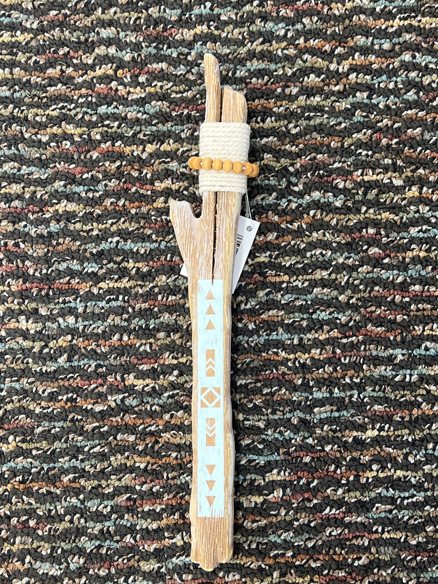 Short Wood Painted Stick Decor