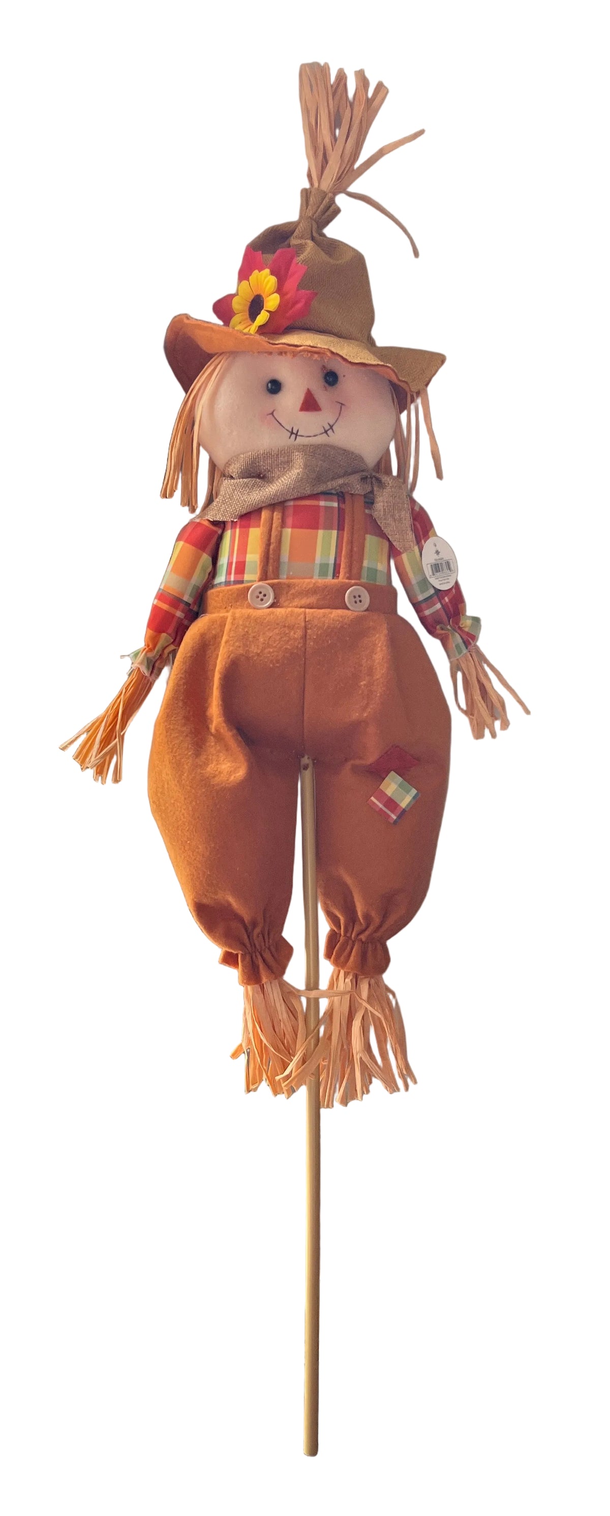 Cloth Scarecrow On A Pole