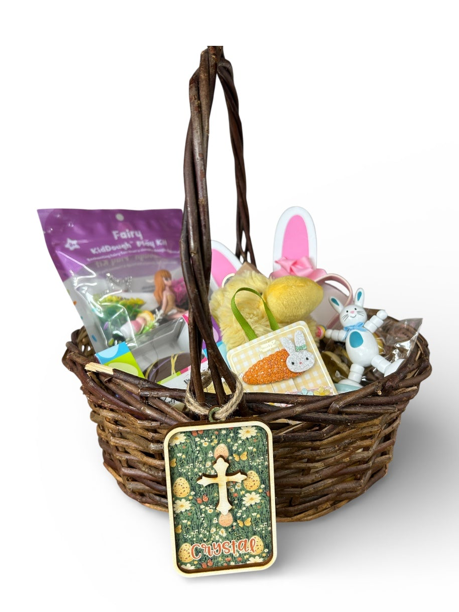 Personalized Wooden Easter Tags