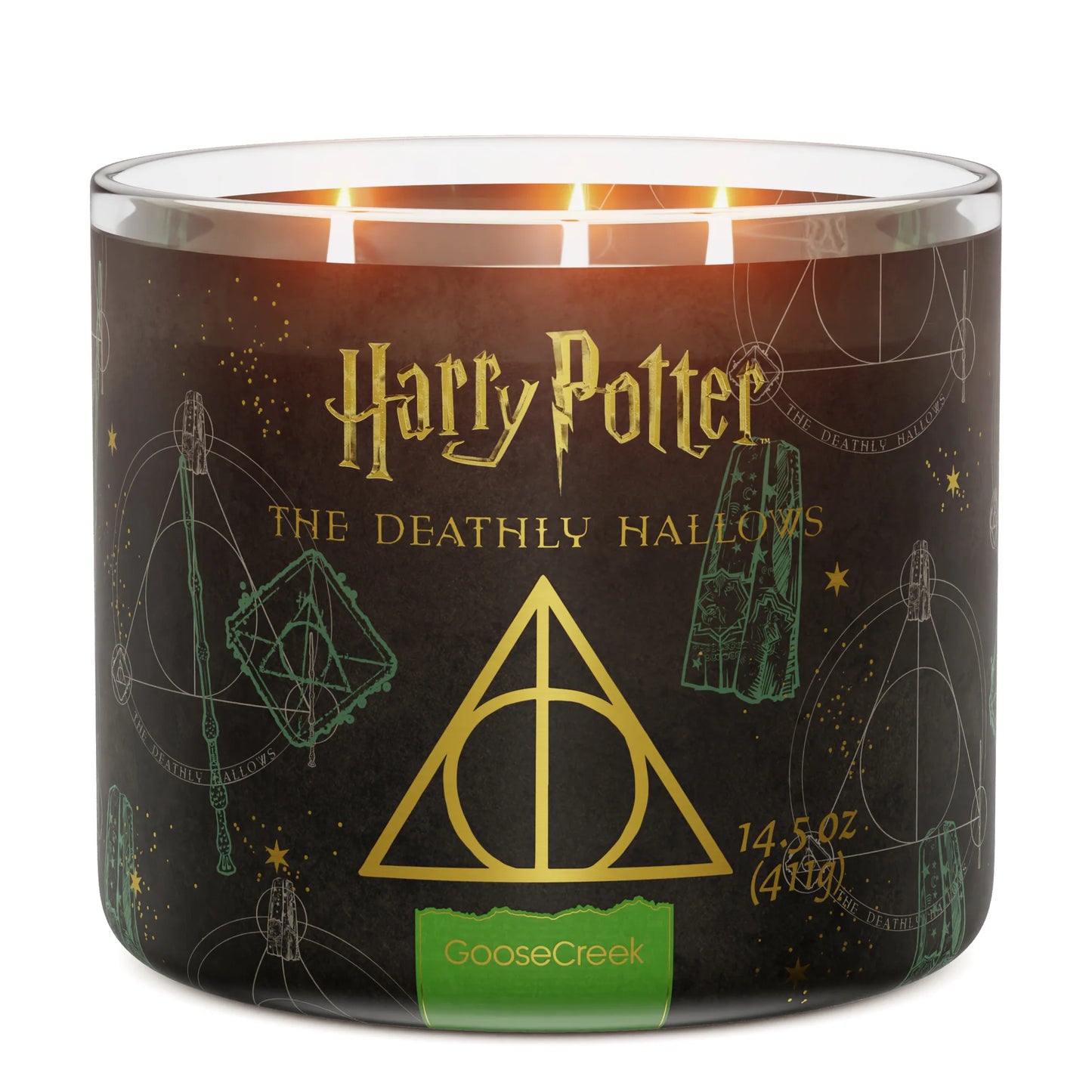 Deathly Hallows 3-Wick Harry Potter Candle