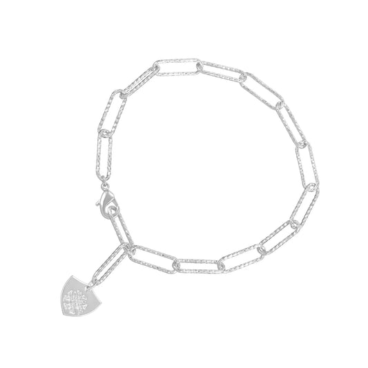 Natalie Wood Horizon Chain Layering Bracelet in Silver