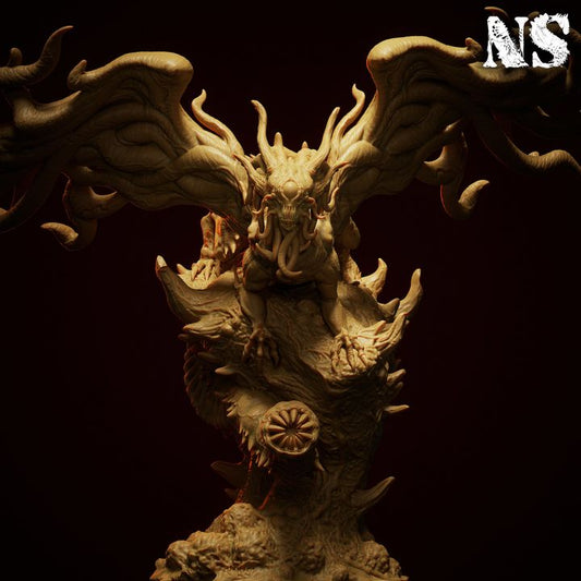3D Resin Printed Eldritch Dragon by NSMiniatures