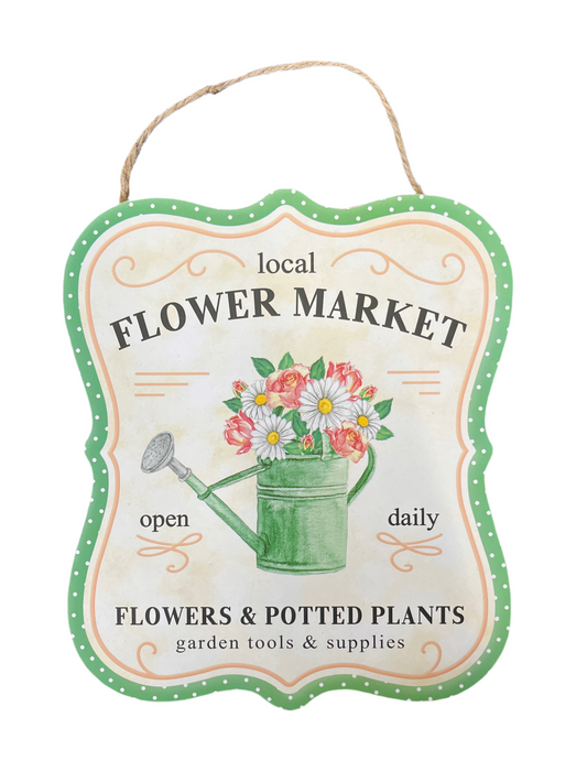Flower Market Sign