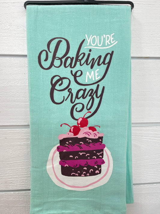 Baking Me Crazy Tea Towel
