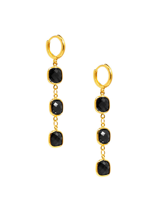 Crystal Chain Drop Earrings