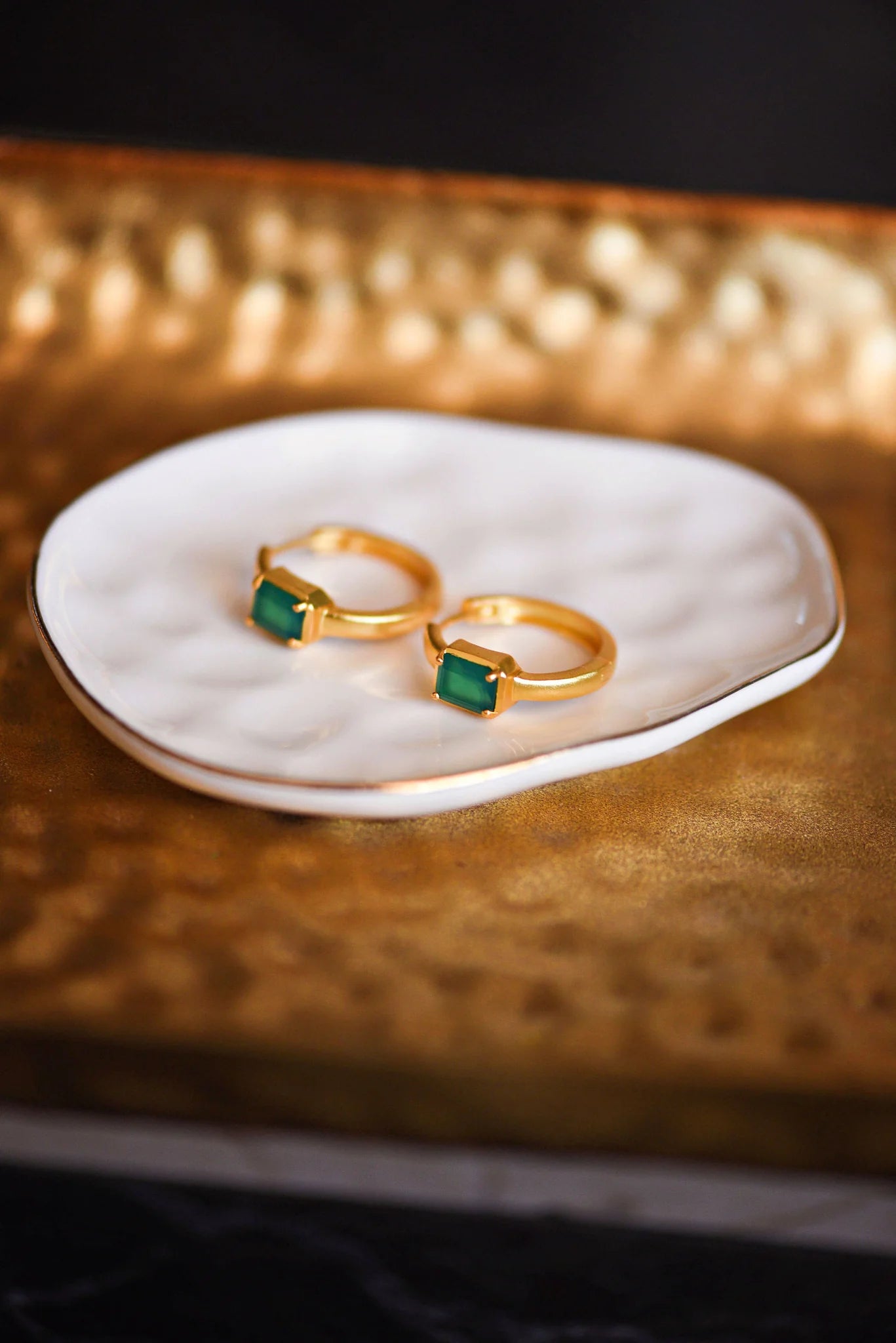 Green & Gold Scout Hoops