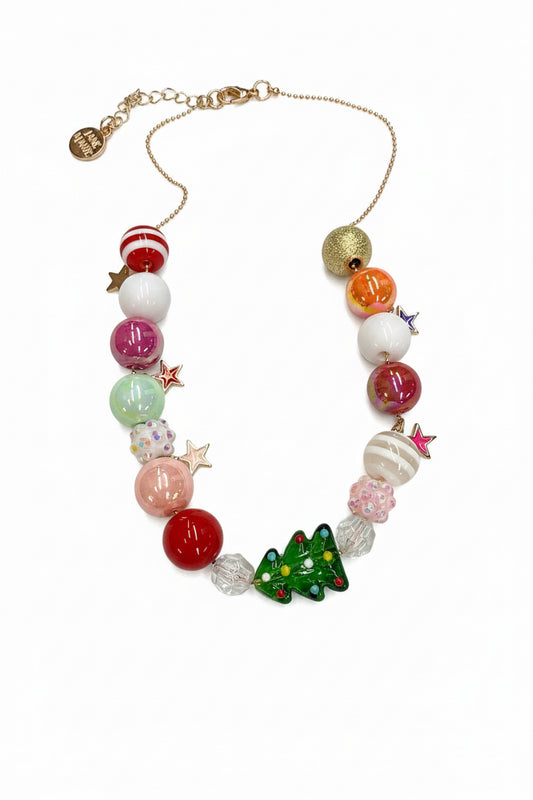 Kids Christmas Tree Necklace