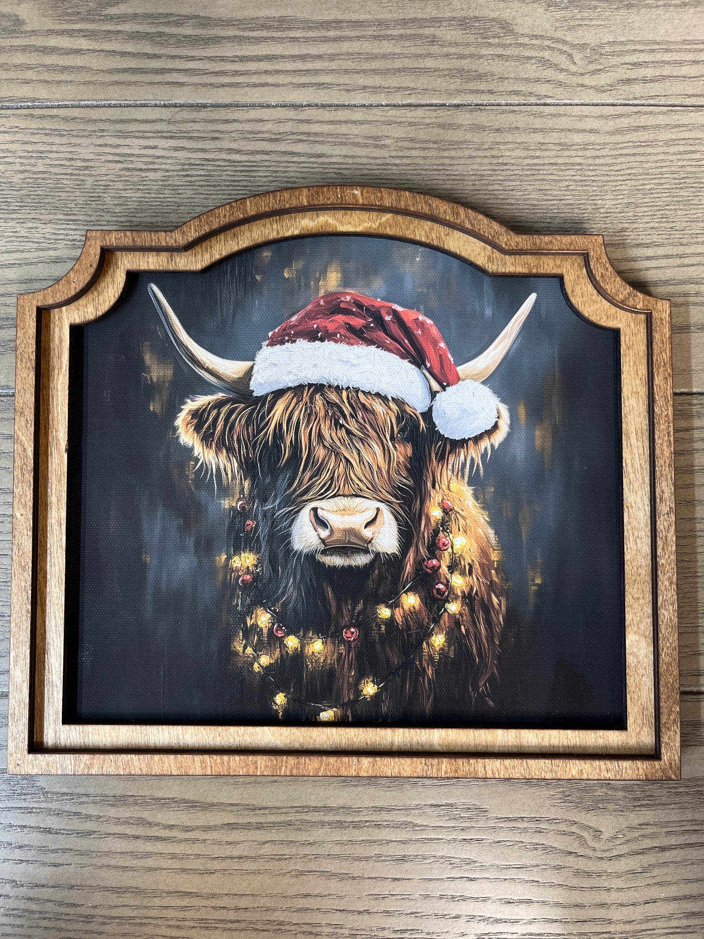 Provincial Christmas Highland Framed Art