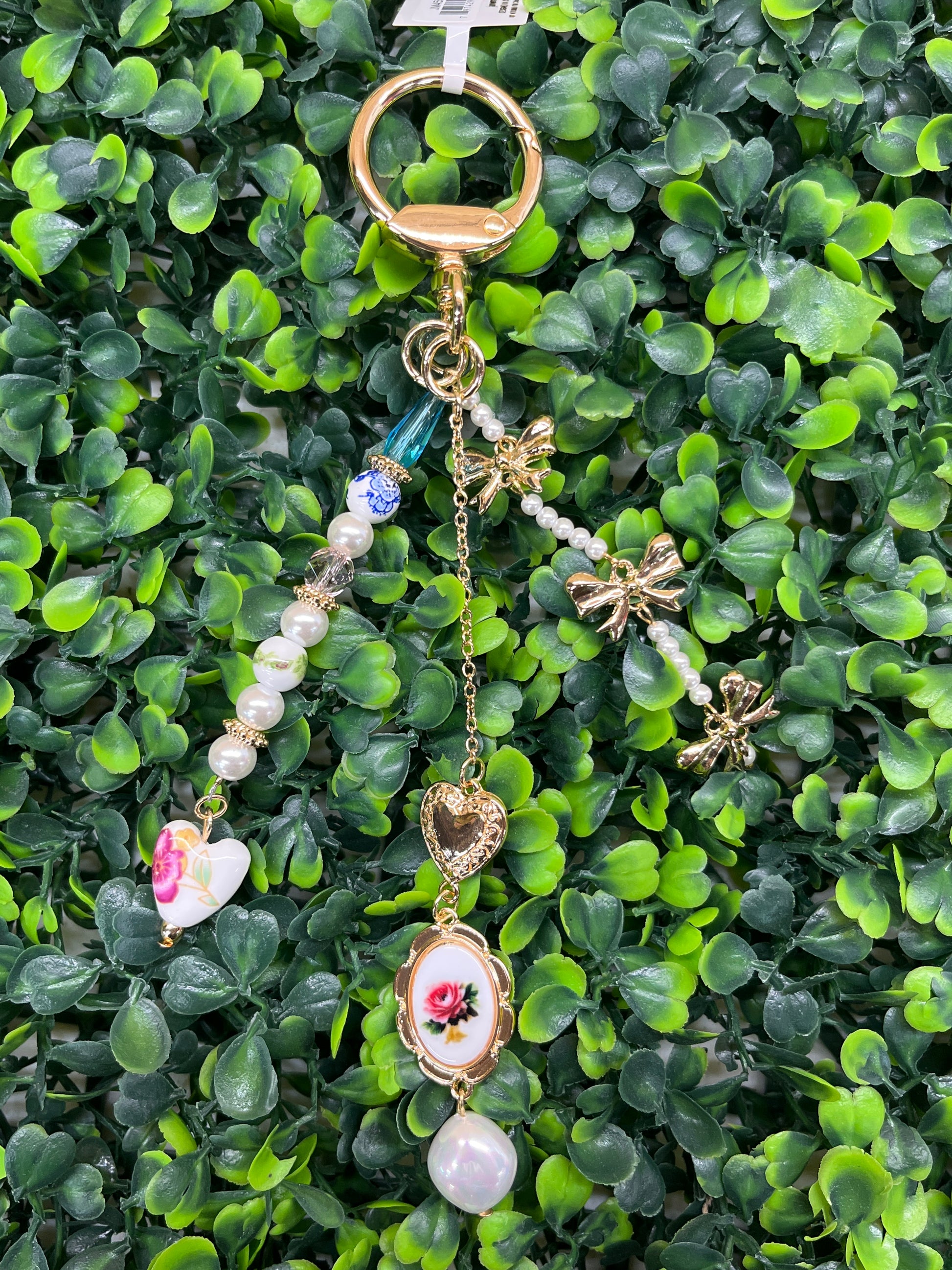 Hearts Multi Strand Keychain