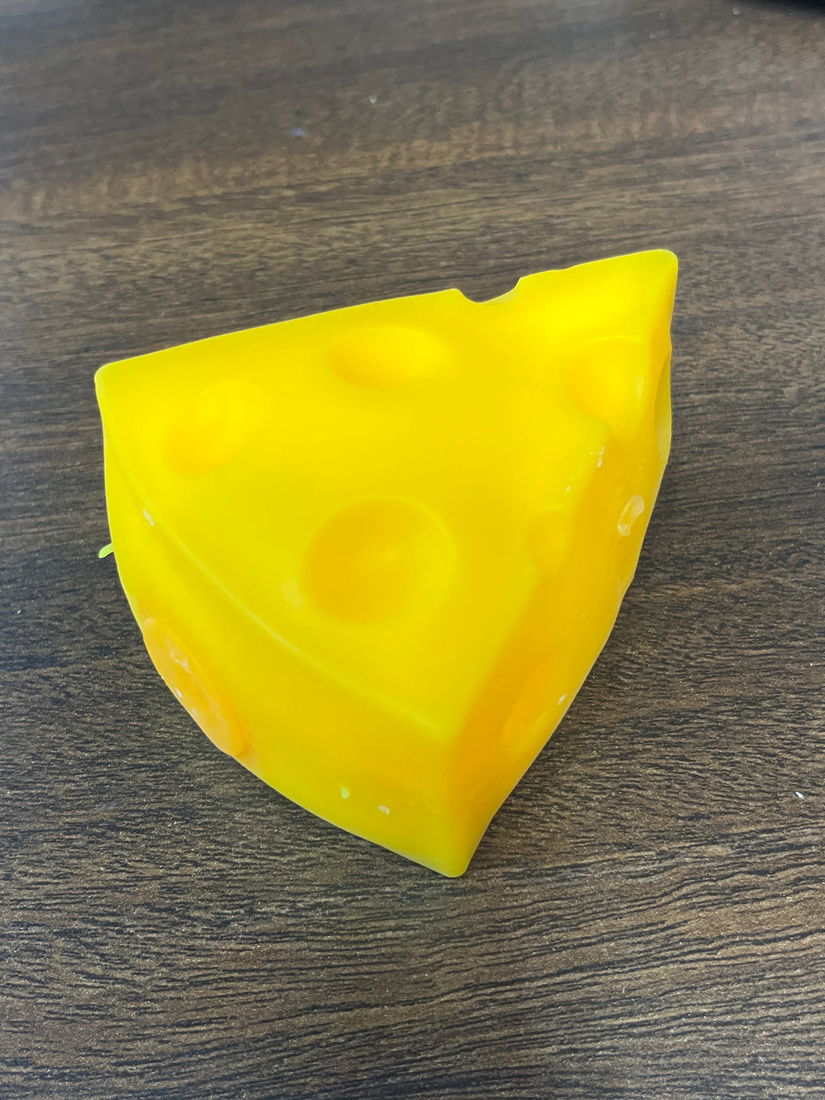 Squishy Cheese Wedge Toy