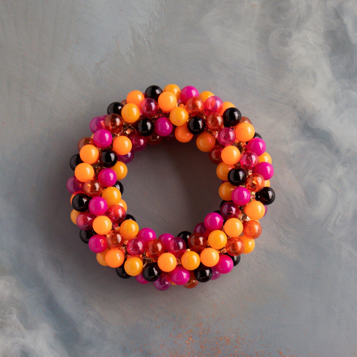 Glitterville Trick or Sweet Ball Wreath