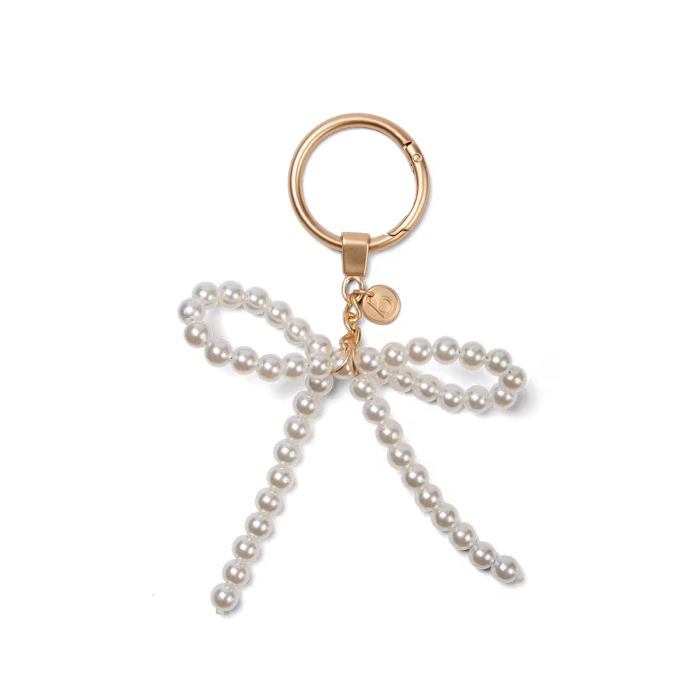 Bogg'd & Charmed- White Pearl Bow