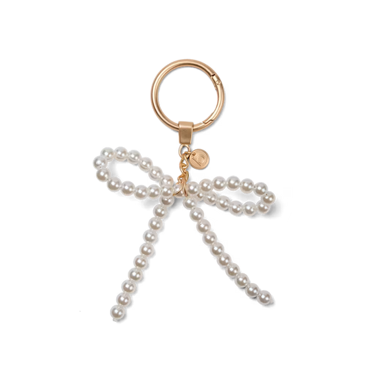 Bogg'd & Charmed- White Pearl Bow