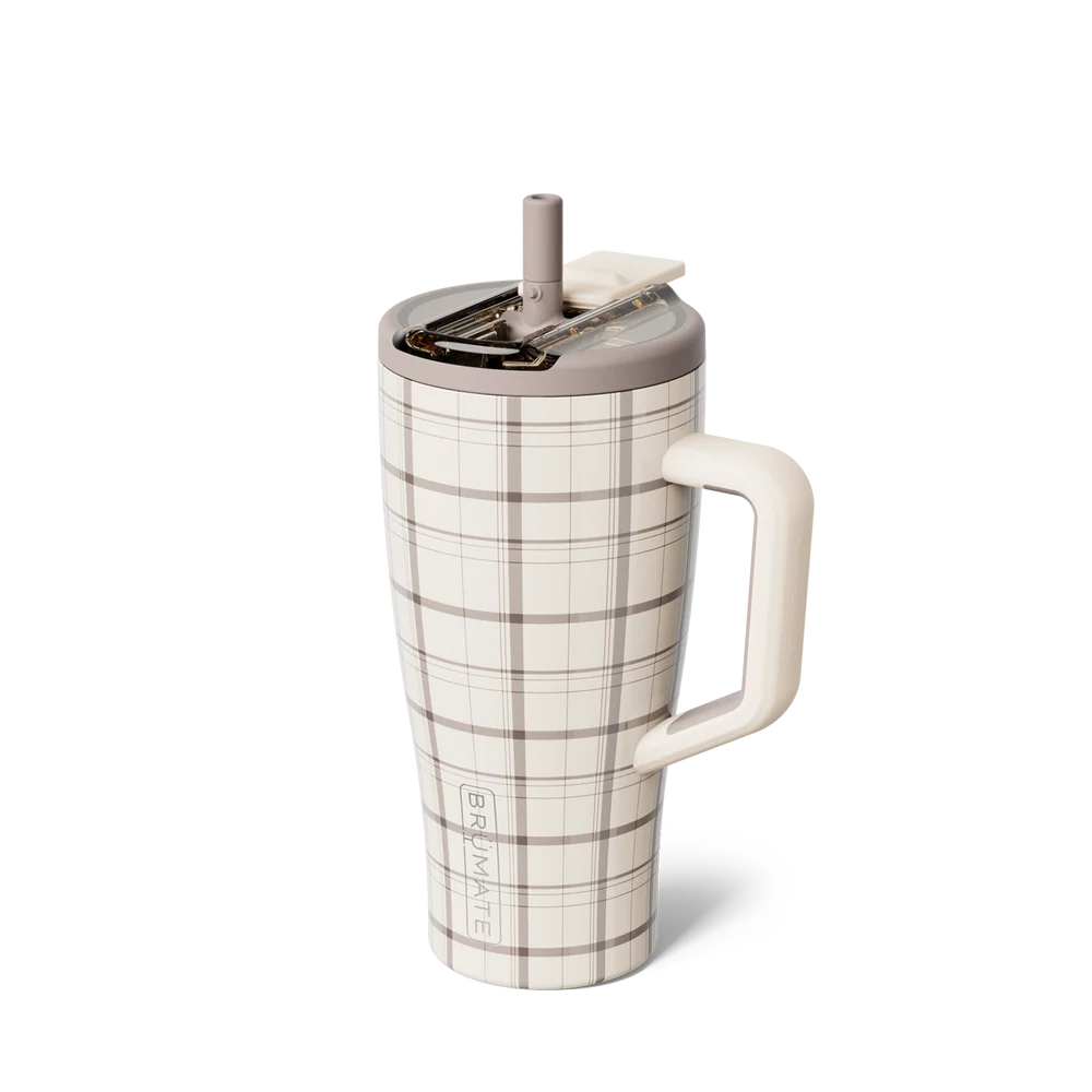 BruMate Oxford Plaid Cup Collection