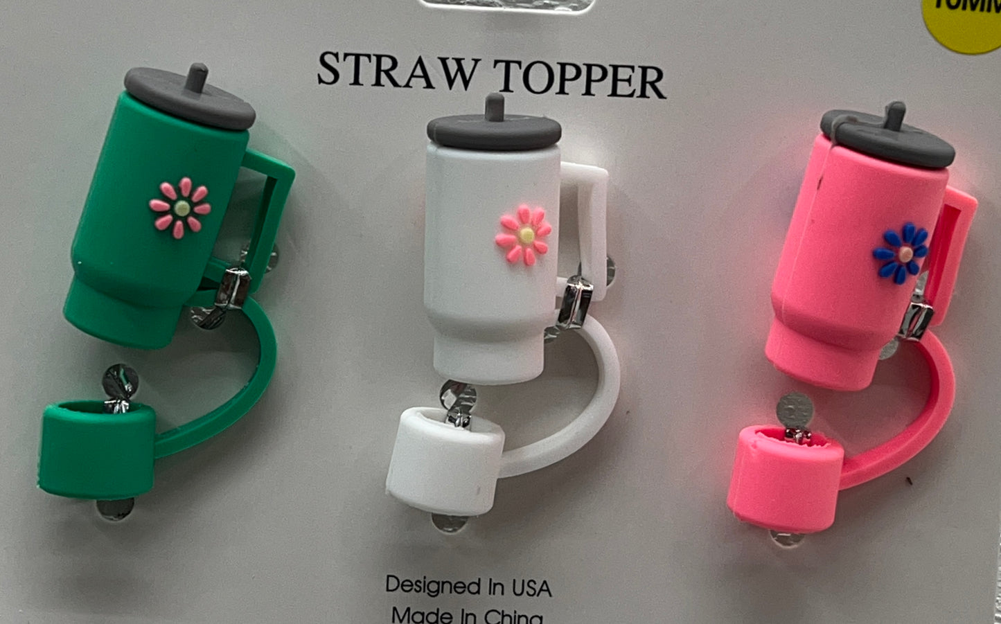 Straw Toppers Set Of 3