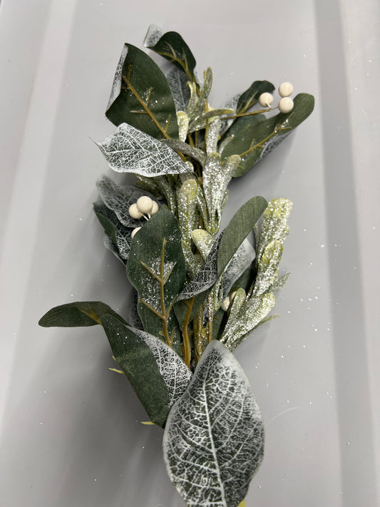 Glitter Mistletoe Stem