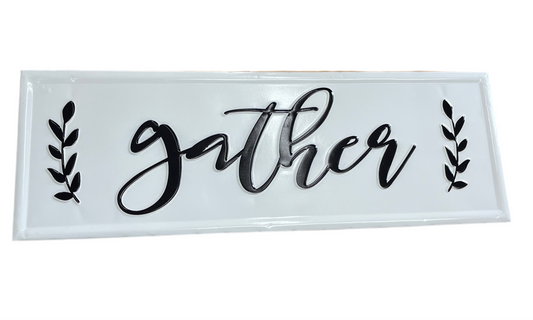 Large Enamel Punch Metal Sign