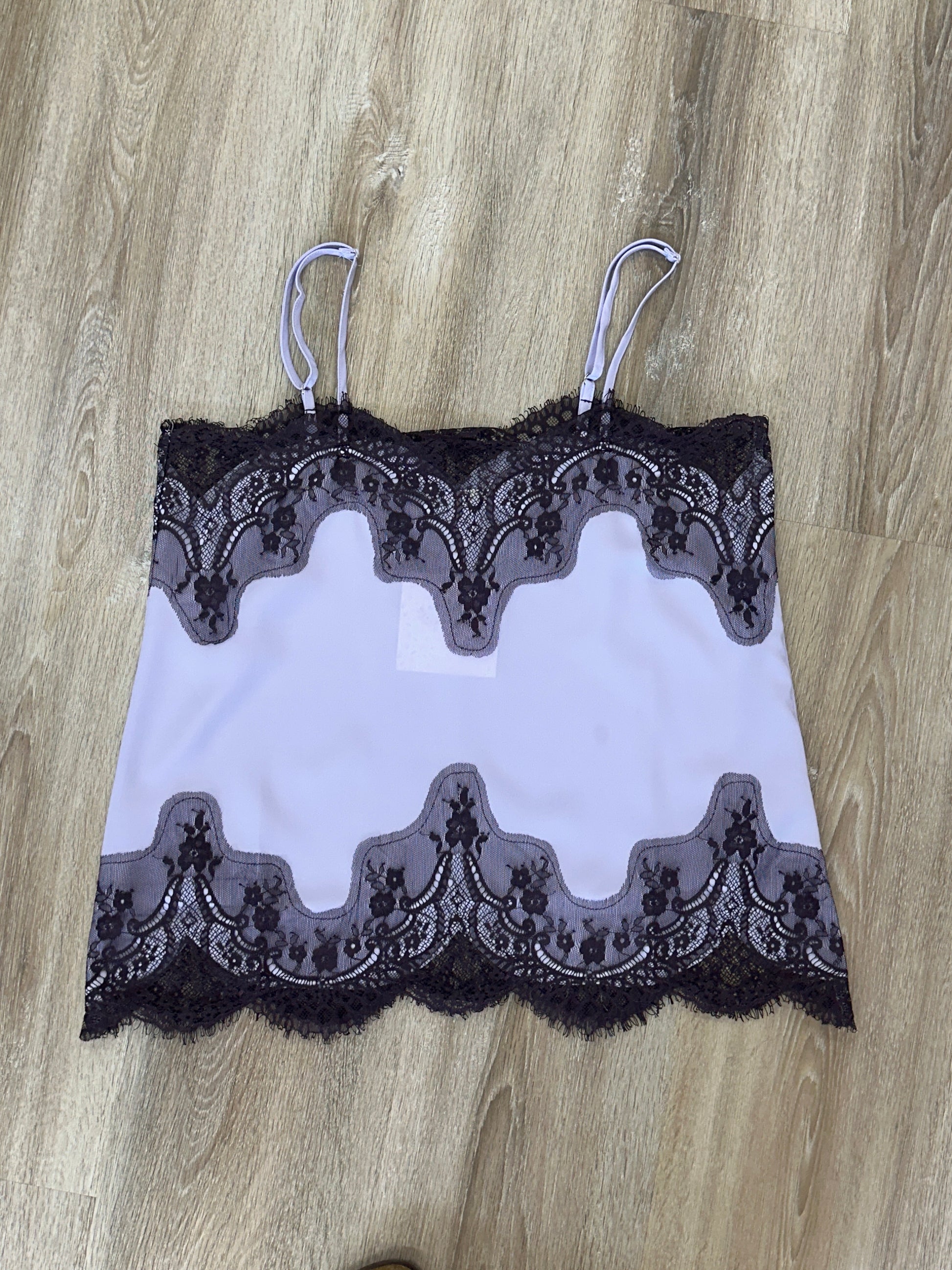 Lavender/Dk Purple Lace Cami