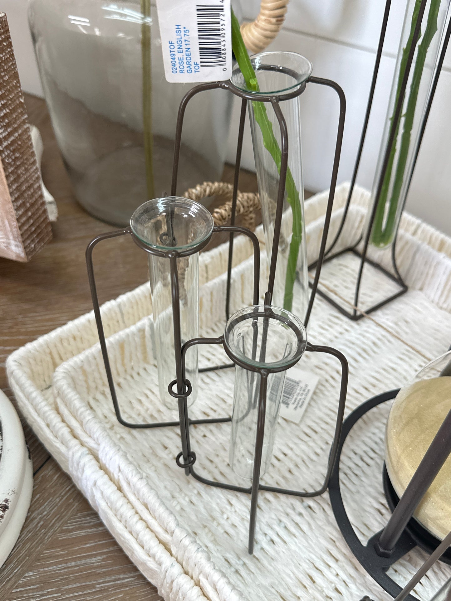 Triple Test Tube Vase