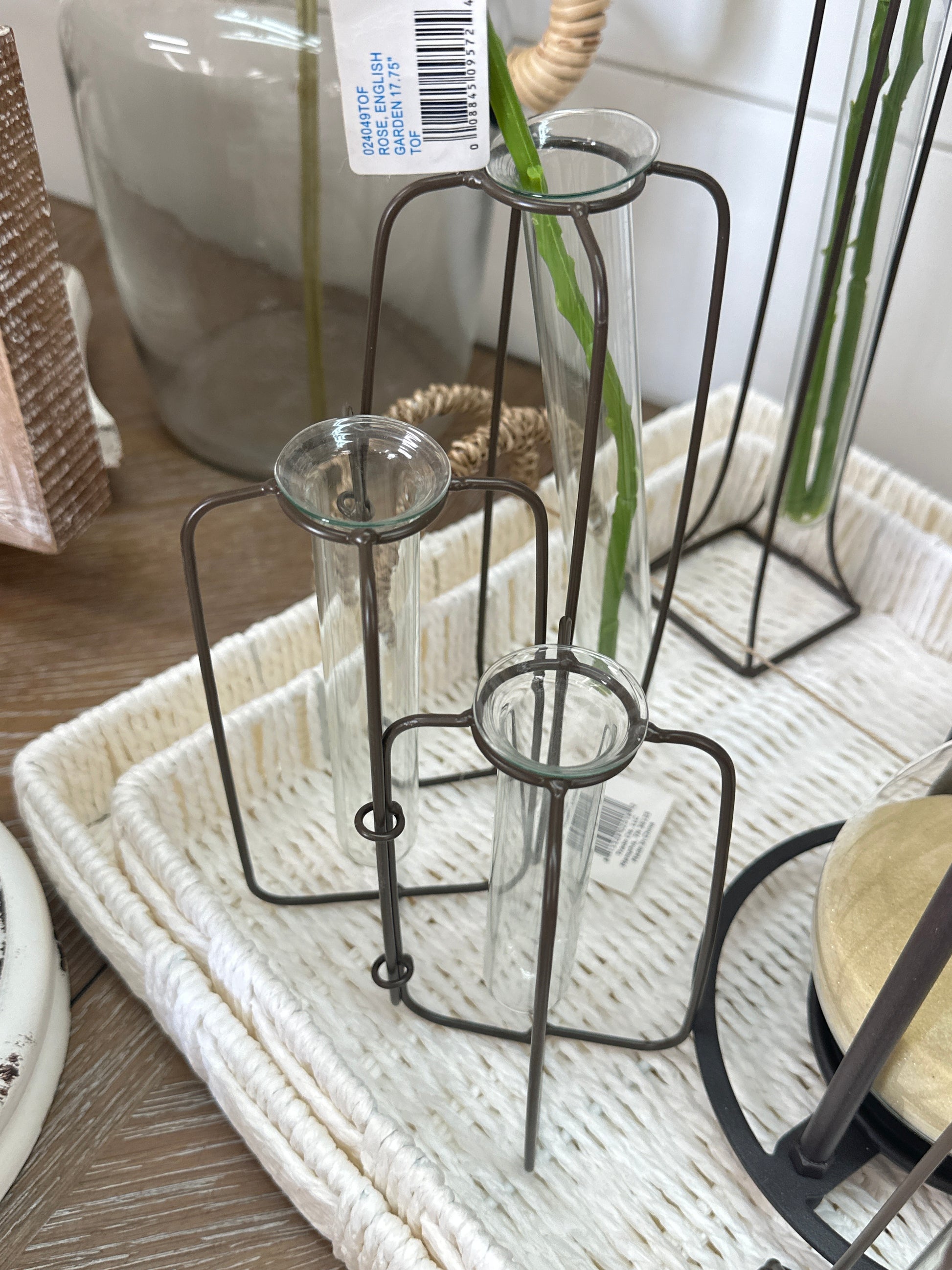 Triple Test Tube Vase