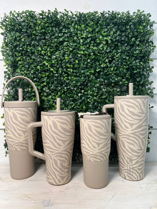 Brumate Zebra Print Cups