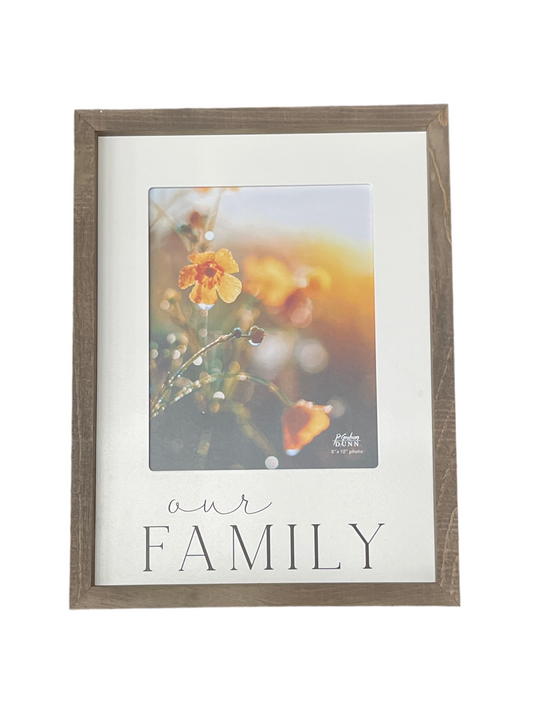 Wooden Frames Picture Our Family