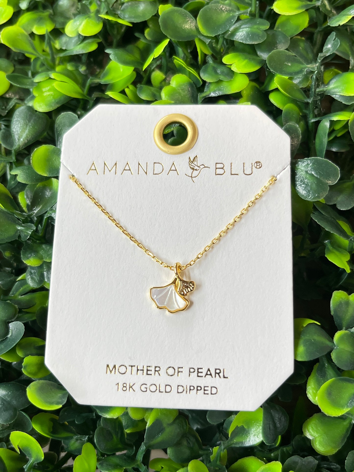Gold & Mother of Pearl Necklace